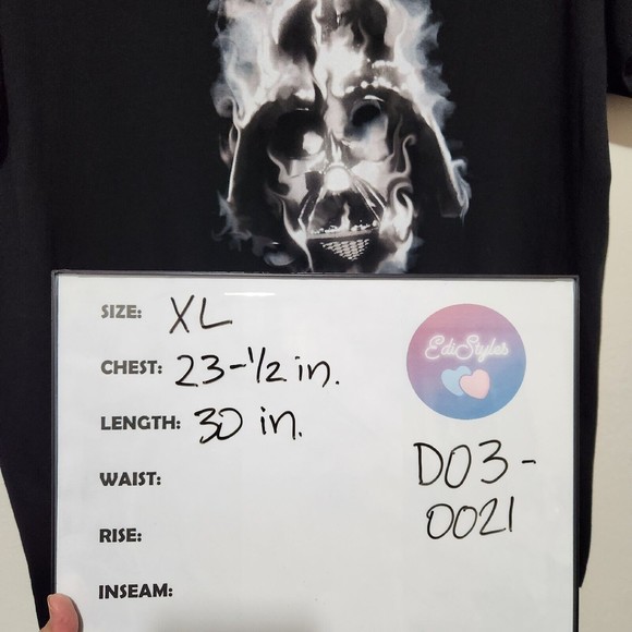 Lucas Flim Ltd. Darth Vader Smoked Graphic T-Shirt 100% Cotton Size XL D03-0021 - Picture 8 of 8